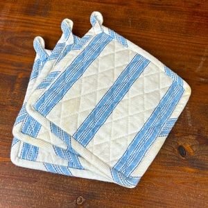 Set (3) of Square Potholders